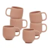 Hue Mug 380ml Blush Set Of 6 -Furniture Series Store 806931820 1 720x928