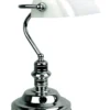 Banker's Touch Table Lamp Chrome/ Gloss Opal 2 Banker's Touch Table Lamp Chrome/ Gloss Opal -Furniture Series Store 807574780 1 720x928