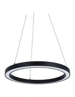 Nimbus 60cm LED Ring Pendant Light Black