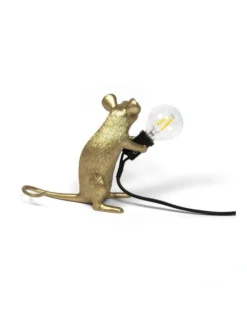 Seletti Mouse Lamp Sitting Gold Mac 11 Seletti Mouse Lamp Sitting Gold Mac -Furniture Series Store 807656500 3 720x928