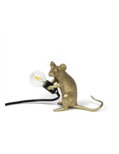 Seletti Mouse Lamp Sitting Gold Mac 13 Seletti Mouse Lamp Sitting Gold Mac -Furniture Series Store 807656500 5 720x928