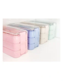 Bento Lunch Box 3 Tiered Pink 13 Bento Lunch Box 3 Tiered Pink -Furniture Series Store 808227280 5 1 720x928