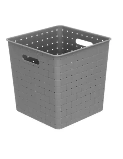 31cm Logan Deep Basket Home Room Storage Organiser Holder Assorted