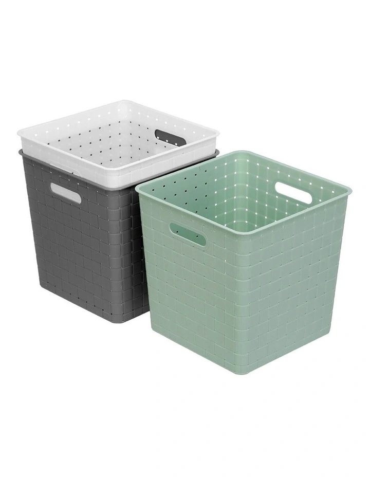 31cm Logan Deep Basket Home Room Storage Organiser Holder Assorted 6 31cm Logan Deep Basket Home Room Storage Organiser Holder Assorted - Image 4