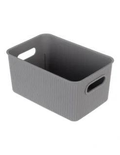 27.5cm Kaia Storage Basket Organiser Container W/ Handles Assorted