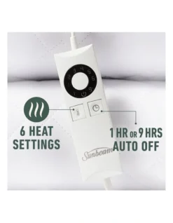 Sleep Perfect Wool Fleece Electric Blanket King In White -Furniture Series Store 814480390 5 720x928