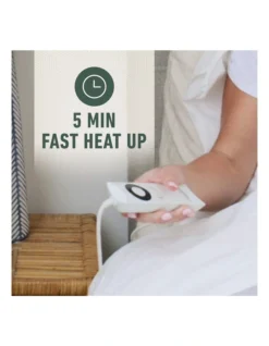 Sleep Perfect Wool Fleece Electric Blanket King In White -Furniture Series Store 814480390 6 720x928