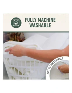 Sleep Perfect Wool Fleece Electric Blanket King In White -Furniture Series Store 814480390 7 720x928