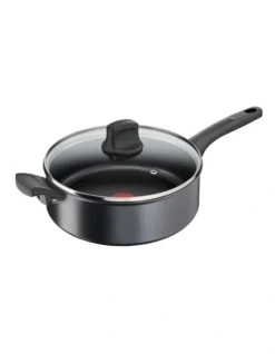 Tefal Ultimate Induction 26cm Non-Stick Sautepan And Lid In Black