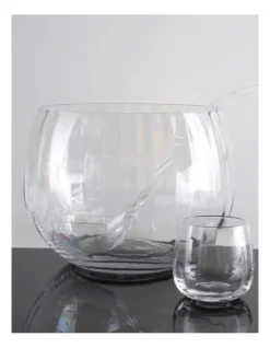 Heritage Ribbed Punch Bowl Set