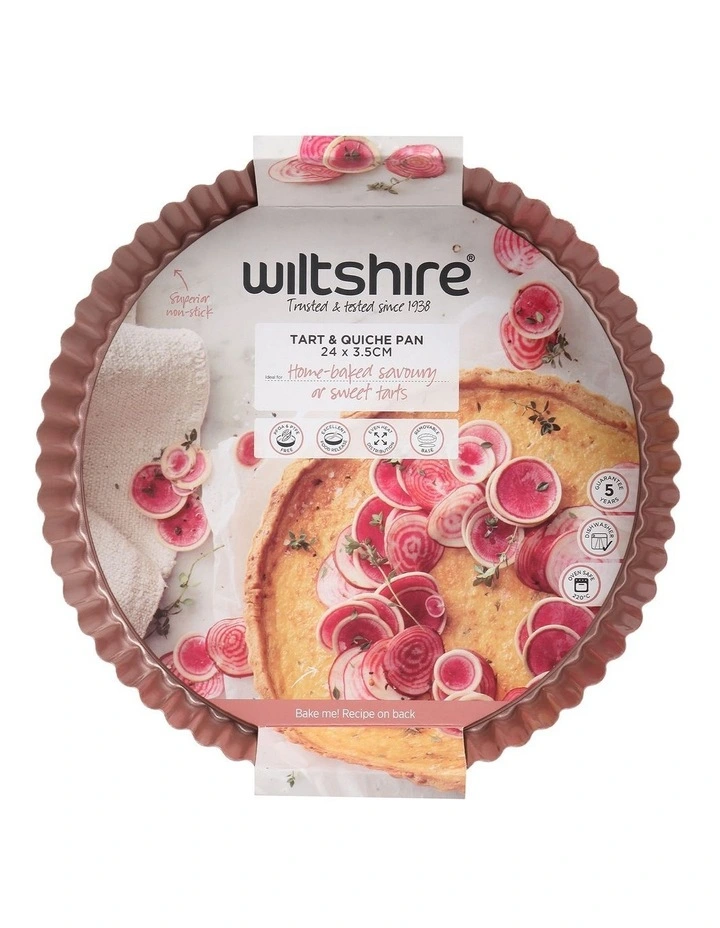 Rose Gold Quiche & Tart Pan 24cm 3 Rose Gold Quiche & Tart Pan 24cm