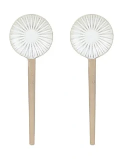 Robert Gordon Dessert Story Spoon Set 2 Pack White Opaque