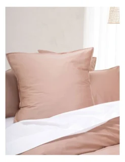 Linen House Nara 400TC Bamboo Cotton Quilt Cover Set Clay 8 Linen House Nara 400TC Bamboo Cotton Quilt Cover Set Clay -Furniture Series Store 832974130 832976380 3 720x928