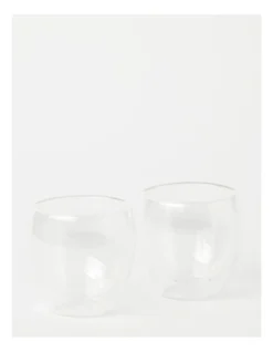 Double Wall Glass Espresso 250ml Set Of 2