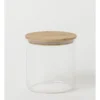 Round Bamboo And Glass Storage Canister With Lid 1 Litre -Furniture Series Store 835120990 1 720x928