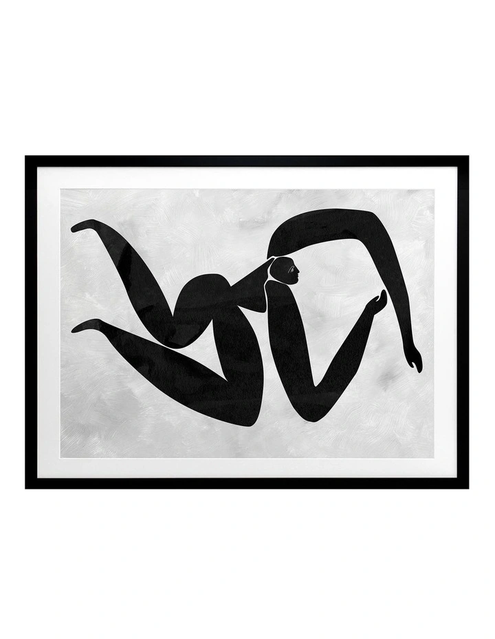 Lydia Cut-Out IV Print Black Frame 3 Lydia Cut-Out IV Print Black Frame