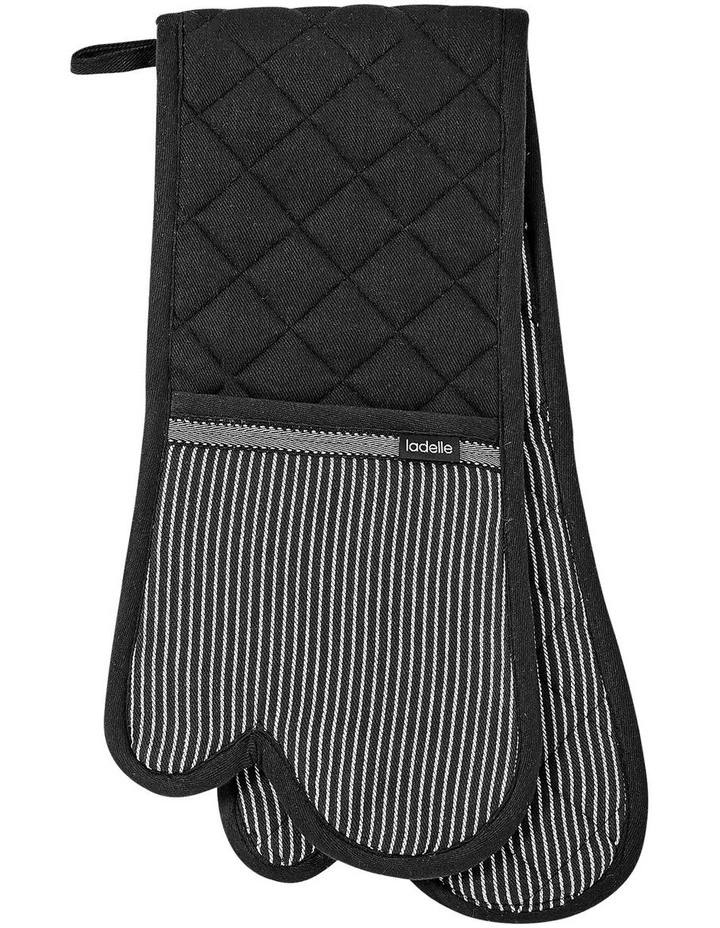 Prof. Series III Stripe Black Double Oven Mitt 3 Prof. Series III Stripe Black Double Oven Mitt