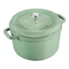 Staub Round Cocotte 28Cm Sage Green -Furniture Series Store 838036360 1 720x928