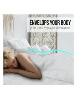 Heavy Weighted Blanket 7Kg In White -Furniture Series Store 840049390 5 1 720x928