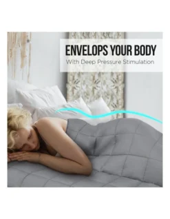 Heavy Weighted Blanket 9Kg In Grey -Furniture Series Store 840049480 5 1 720x928