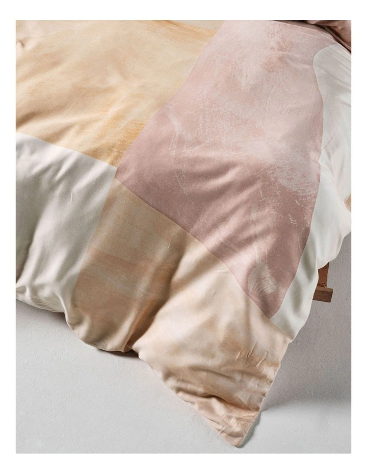 Linen House Eisha Quilt Cover Set Sand 4 Linen House Eisha Quilt Cover Set Sand - Image 2