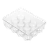 Crystal 12 Eggs Plastic Storage Rack Container/Holder Fridge Case 2 Crystal 12 Eggs Plastic Storage Rack Container/Holder Fridge Case -Furniture Series Store 841387960 1 720x928