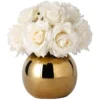 Real Touch Luxury Artificial White Rose Arrangement -Furniture Series Store 842946490 1 720x928