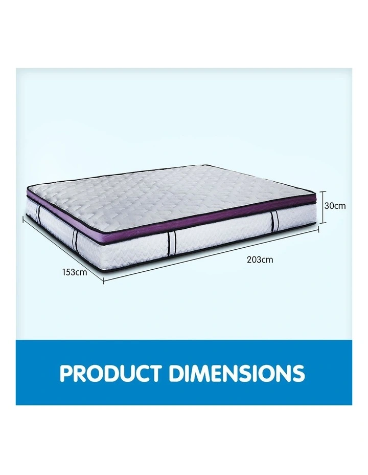 New Laura Hill Mattress Queen Size Euro Top Pocket Spring Natural Latex Foam Bed 9 New Laura Hill Mattress Queen Size Euro Top Pocket Spring Natural Latex Foam Bed - Image 7