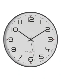 Carmen Cool Grey 40Cm Silent Wall Clock