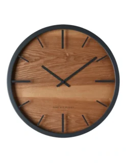 Willow Charcoal 50Cm Silent Wall Clock
