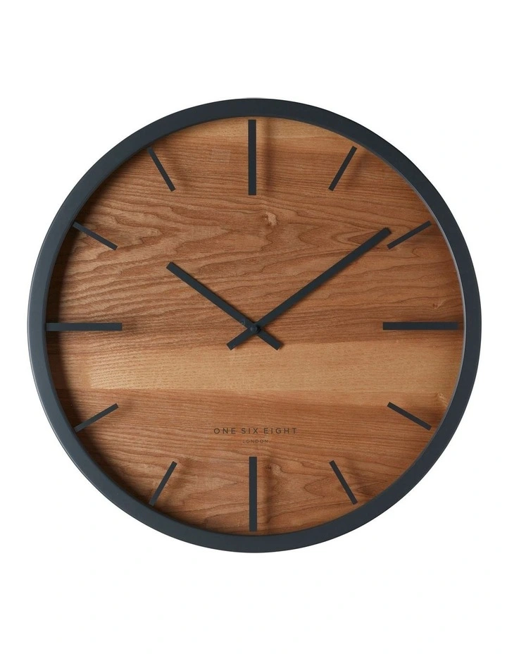 Willow Charcoal 50Cm Silent Wall Clock 3 Willow Charcoal 50Cm Silent Wall Clock
