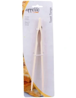 Bamboo Toast Tongs With Magnet 20cm -Furniture Series Store 851822650 3 720x928