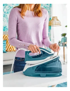 Tefal Express Easy Steam Station Iron In Teal SV6131 -Furniture Series Store 858626920 3 720x928