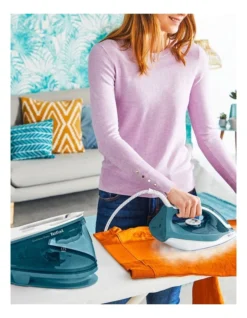 Tefal Express Easy Steam Station Iron In Teal SV6131 -Furniture Series Store 858626920 4 720x928