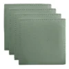 Maxwell & Williams Table Accents Leather Look Cowhide Coaster Set Of 4 In Sage -Furniture Series Store 859790260 1 720x928