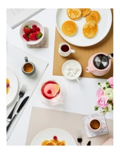 Maxwell & Williams Table Accents Leather Look Cowhide Coaster Set Of 4 In Salt -Furniture Series Store 859790350 2 720x928