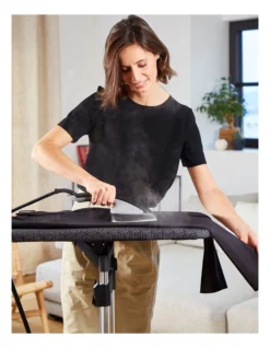 Tefal Ixeo Plus All In One Ironing And Steaming Solution In Black QT1510 -Furniture Series Store 864036190 5 720x928