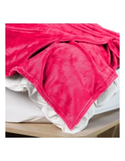 Plush Blanket Throw Large In Rose Pink -Furniture Series Store 865757440 3 1 720x928