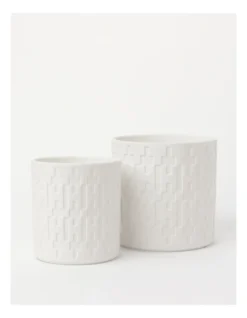Paloma Ceramic Planter 13.7cm White -Furniture Series Store 865793080 3 720x928