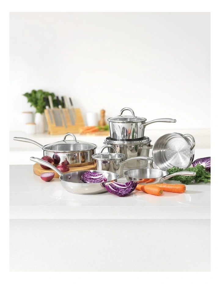Stainless Steel 7 Piece Cookset 4 Stainless Steel 7 Piece Cookset - Image 2