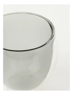 250ML Set Of 2 Double Wall Glass Grey 9 250ML Set Of 2 Double Wall Glass Grey -Furniture Series Store 866150380 4 720x928