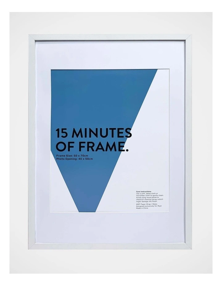 White Photo Frame 50x70/40x50cm 3 White Photo Frame 50x70/40x50cm