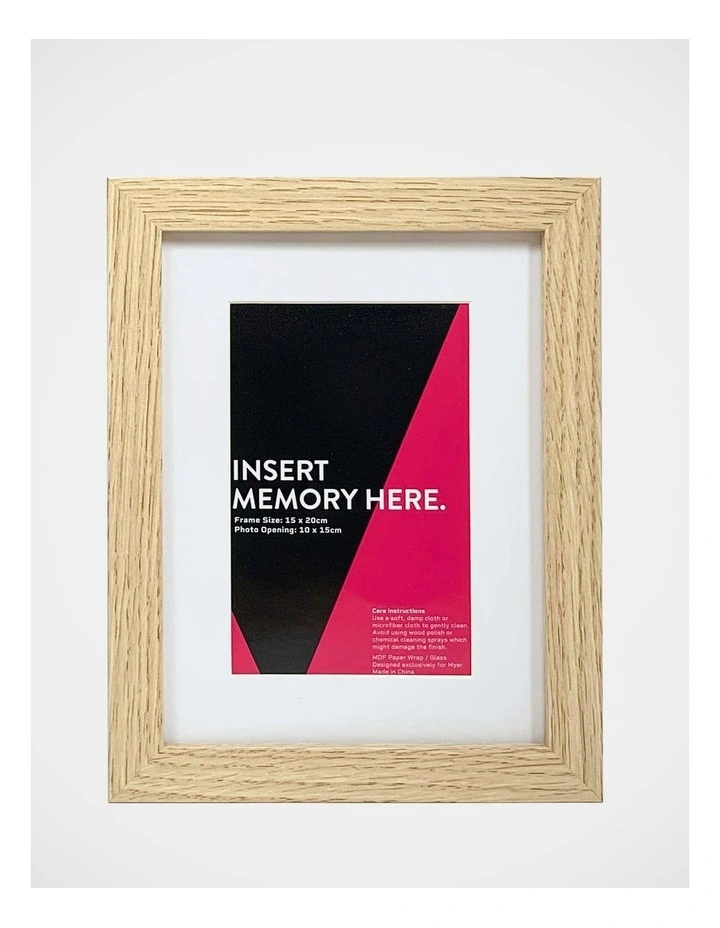 Natural Photo Frame 15x20/10x15cm 3 Natural Photo Frame 15x20/10x15cm