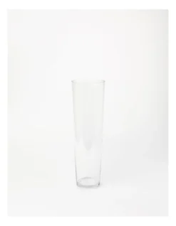 Heritage Sophia T-Shape Glass Vase 40cm In Clear
