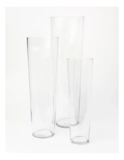 Heritage Sophia T-Shape Glass Vase 40cm In Clear -Furniture Series Store 868354120 3 720x928
