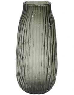 River Vase 13x31cm Black