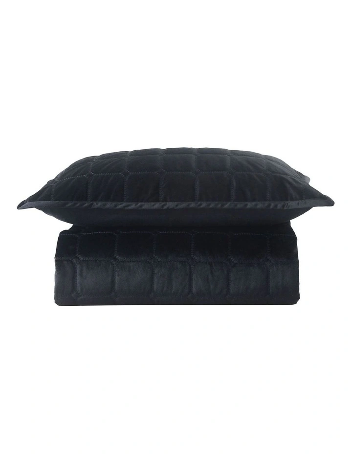 Meeka Coverlet Set In Ebony 5 Meeka Coverlet Set In Ebony - Image 3