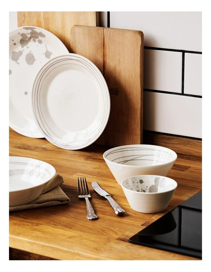 Royal Doulton Pacific 16cm Assorted Set Of 4 Bowls Stone 4 Royal Doulton Pacific 16cm Assorted Set Of 4 Bowls Stone - Image 2