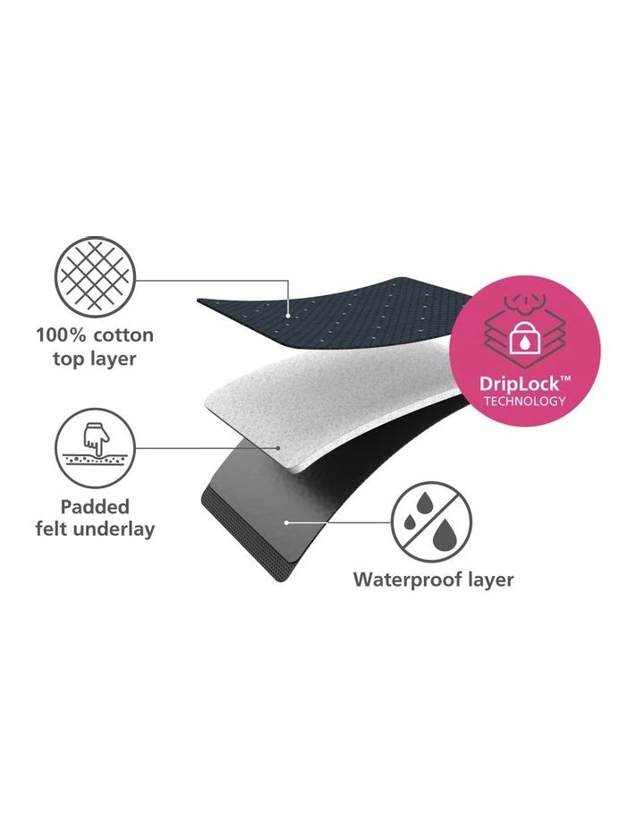 Joseph Joseph Pocket Plus Advanced Ironing Board Cover Navy 5 Joseph Joseph Pocket Plus Advanced Ironing Board Cover Navy - Image 3