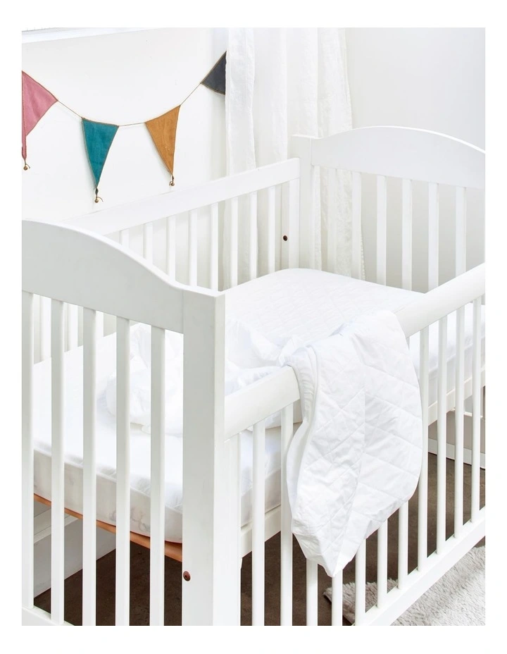 Kids Cotton Quilted Waterproof Fitted Cot Mattress Protector 3 Kids Cotton Quilted Waterproof Fitted Cot Mattress Protector